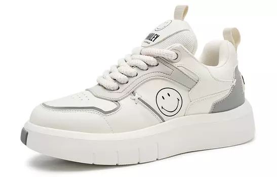 Кеды мужские, обувь для скейтбординга низкая Smiley, цвет Gray Black