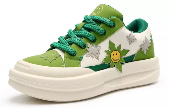 Кеды мужские, обувь для скейтбординга низкая Smiley, бежевый