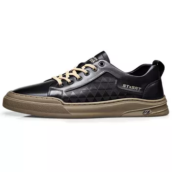 Кеды мужские, обувь для скейтбординга низкая St&Sat, цвет White Gray