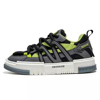 Кеды мужские, обувь для скейтбординга низкая Swinsger, зеленый