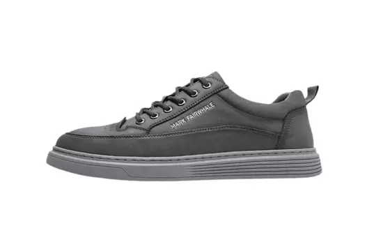 Кеды мужские, обувь для скейтбординга низкая темно-серый Fairwhale