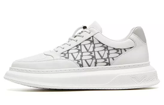 Кеды мужские, обувь для скейтбординга низкая Vicki Brown, белый/черный