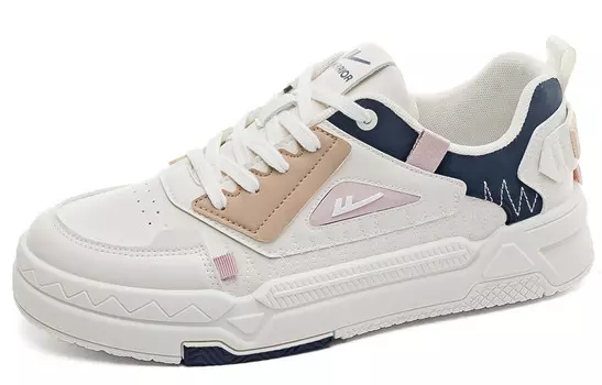 Кеды мужские, обувь для скейтбординга низкая Warrior, синий/розовый