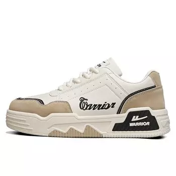 Кеды мужские, обувь для скейтбординга низкая Warrior, бежевый/хаки