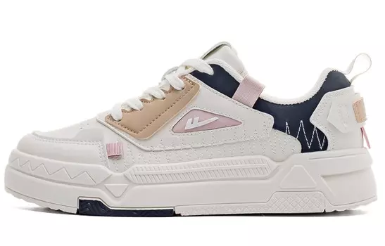 Кеды мужские, обувь для скейтбординга низкая Warrior, цвет Rice navy (plush)