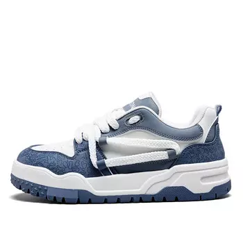 Кеды мужские, обувь для скейтбординга низкая Yearcon, синий/белый