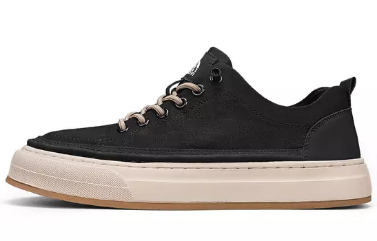 Кеды мужские, обувь для скейтбординга низкая Yearcon, черный