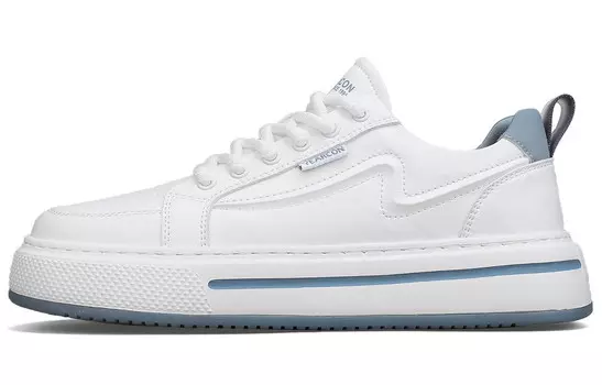 Кеды мужские, обувь для скейтбординга низкая Yearcon, белый/синий