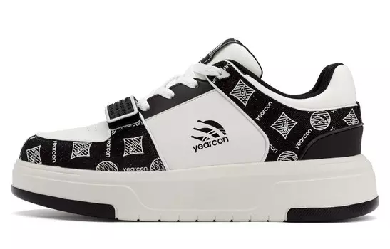 Кеды мужские, обувь для скейтбординга низкая Yearcon, белый/голубой