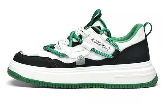 Кеды мужские, обувь для скейтбординга низкая зеленый Deerway