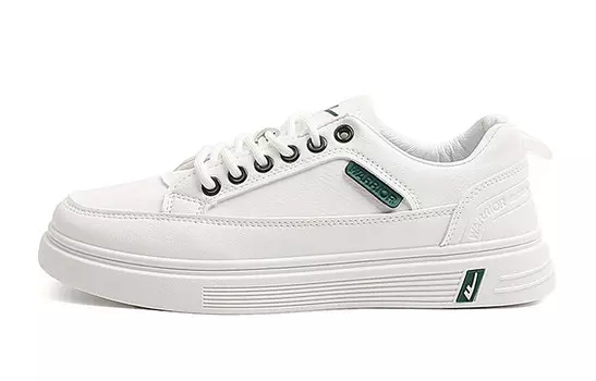 Кеды мужские, обувь для скейтбординга низкая зеленый Warrior