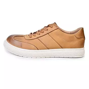 Кеды мужские, обувь для скейтбординга низкая желто-коричневый Brounvanm