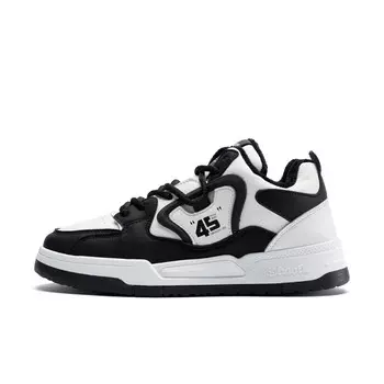 Кеды мужские, обувь для скейтбординга низкая Zhr, белый/черный