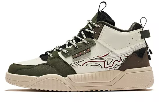 Кеды мужские, обувь для скейтбординга среднего размера темно-зеленый неотбеленный основной цвет Erke