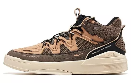 Кеды мужские, обувь для скейтбординга среднего размера лосиный коричневый/кола коричневый Erke