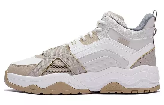 Кеды мужские, обувь для скейтбординга Средний Верх Пшенично-коричневый/Плюм Белый 361°