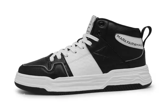 Кеды мужские, обувь для скейтбординга средняя высота Fairwhale, черный