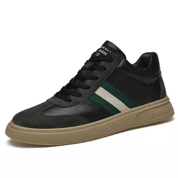 Кеды мужские, обувь для скейтбординга средняя высота Dilikan, черный