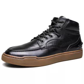 Кеды мужские, обувь для скейтбординга средняя высота Diengrley, цвет Black Gray