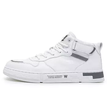 Кеды мужские, обувь для скейтбординга средняя высота Ad, белый