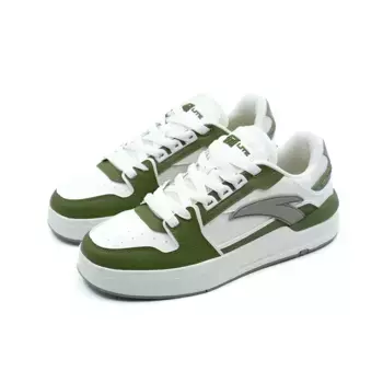 Кеды мужские, Обувь для скейтбординга Street Naughty, мужская, с низким верхом, цвета слоновой кости/зеленого павлина Anta