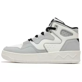 Кеды мужские, обувь для скейтбординга высокая белый серый 361°