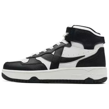 Кеды мужские, обувь для скейтбординга высокая черный/белый парус Xtep