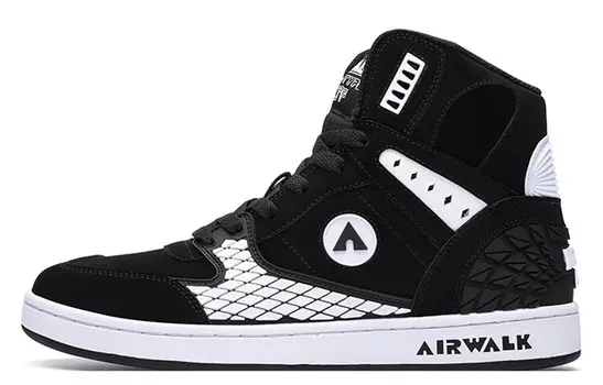 Кеды мужские, обувь для скейтбординга высокая черный Airwalk