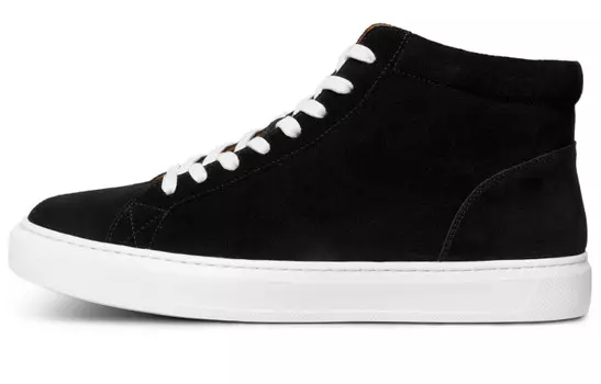 Кеды мужские, обувь для скейтбординга высокая черный Thom Wills