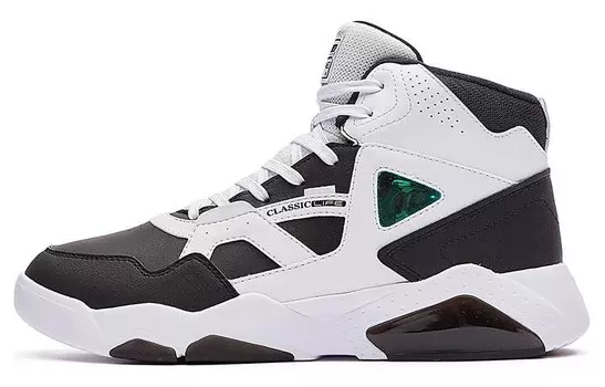 Кеды мужские, обувь для скейтбординга высокая черный/белый 361°