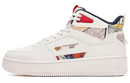 Кеды мужские, обувь для скейтбординга высокая Feather белый 361°