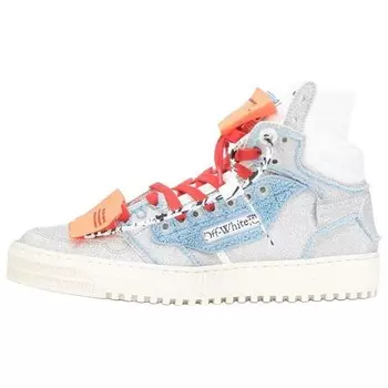 Кеды мужские, обувь для скейтбординга высокая серый Off-White