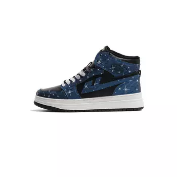 Кеды мужские, обувь для скейтбординга высокая синий Warrior