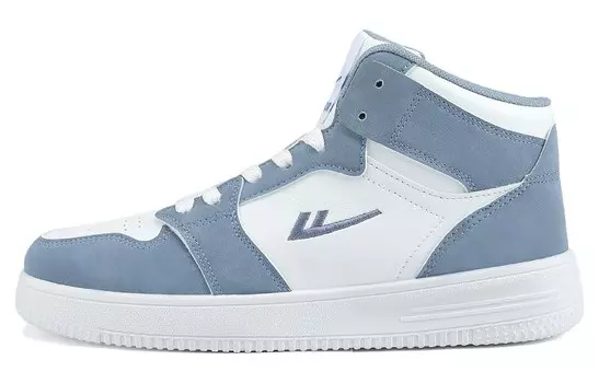 Кеды мужские, обувь для скейтбординга высокая синий Warrior