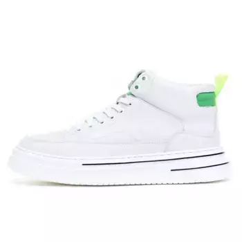 Кеды мужские, обувь для скейтбординга высокая зеленый Wit