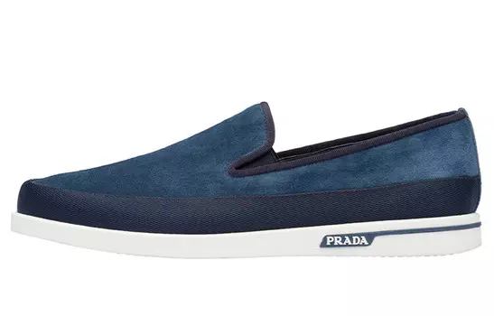 Кеды мужские Prada низкие, синий