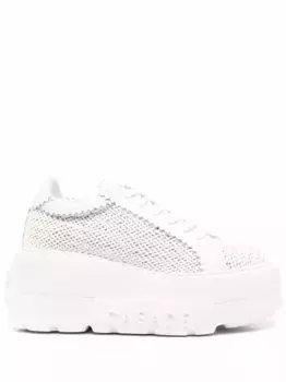 Кеды на платформе Casadei, белый