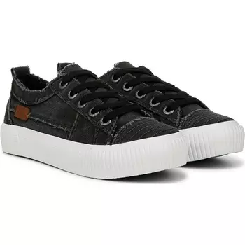 Кеды на шнуровке из глиняной ткани Blowfish Malibu, black canvas