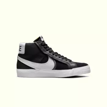 Мужские кеды Nike SB Court Mid PRM, черно-белый