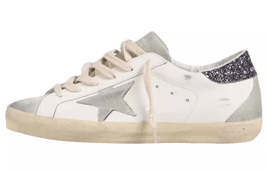 Кеды низкие Golden Goose Super-Star, белый / серый