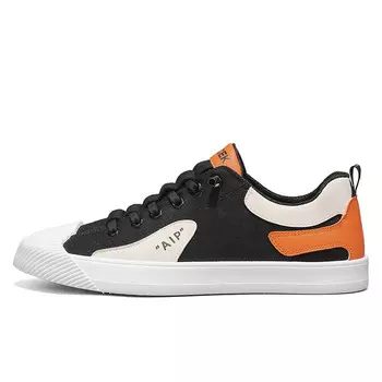 Кеды, обувь для скейтборда унисекс с низким верхом Atongmu, черный/зеленый