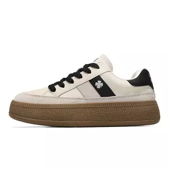 Кеды, обувь для скейтборда унисекс с низким верхом Lucky Brand, бежевый/черный