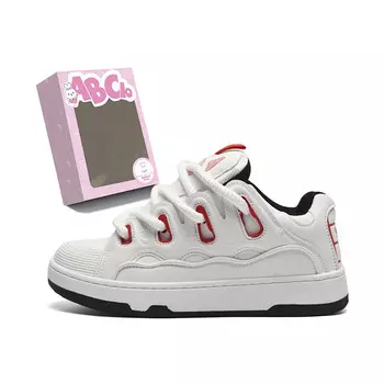 Кеды, обувь для скейтборда унисекс с низким верхом Abcio, черный/коричневый