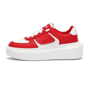 Кеды, обувь для скейтборда унисекс с низким верхом Aipsen, белый/красный