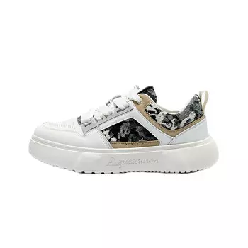 Кеды, обувь для скейтборда унисекс с низким верхом Aquascutum, черный/белый