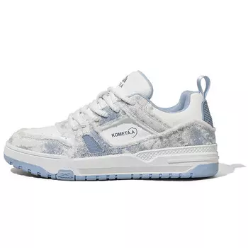 Кеды, обувь для скейтборда унисекс с низким верхом Kometa.A, цвет Panda Black