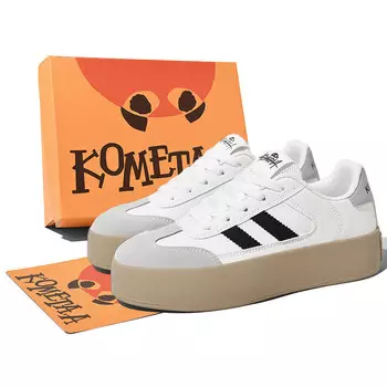 Кеды, обувь для скейтборда унисекс с низким верхом Kometa.A, цвет Vintage White (Women's)