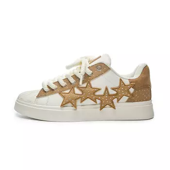 Кеды, обувь для скейтборда унисекс с низким верхом Lazy Bons, бежевый/хаки