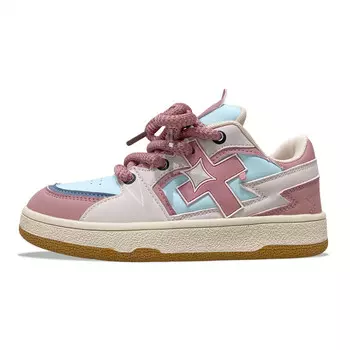 Кеды, обувь для скейтборда унисекс с низким верхом Mqgaii, белый/синий/красный