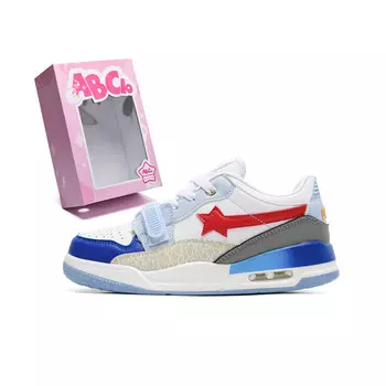 Кеды, обувь для скейтборда унисекс с низким верхом Abcio, белый/красный